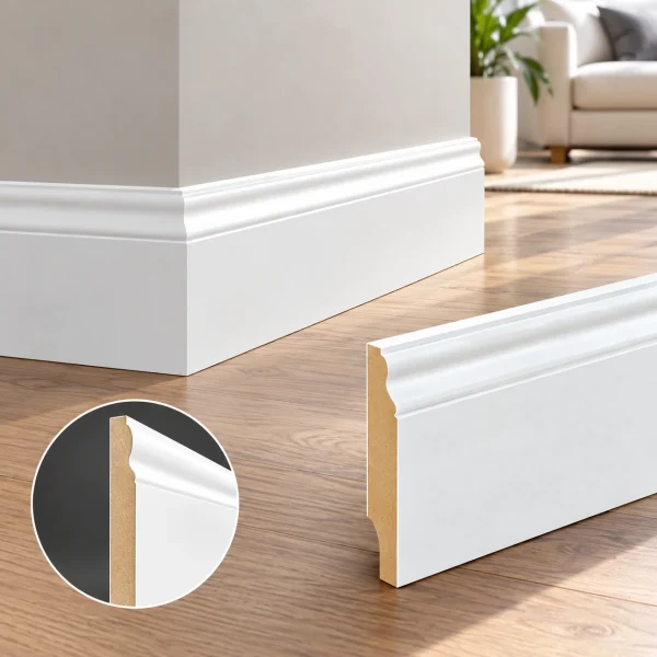 5-1/4" Baseboard – Primed MDF