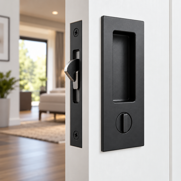 Pocket Door Pull & Lock