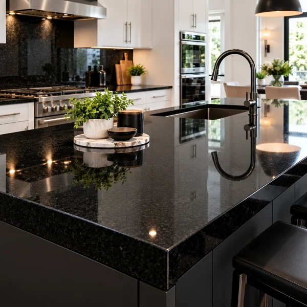 Absolute Black Granite Countertop
