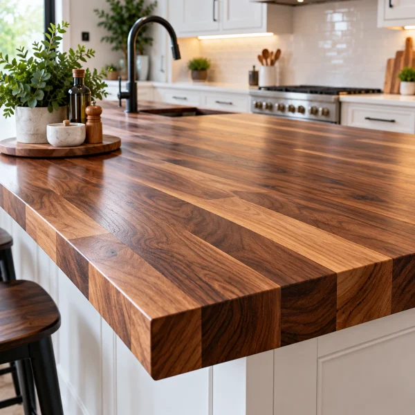 Butcher Block Walnut Countertop