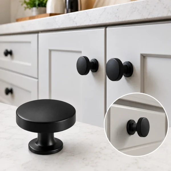 Cabinet Knobs – Matte Black