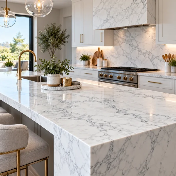 Carrara Marble Slab Countertop