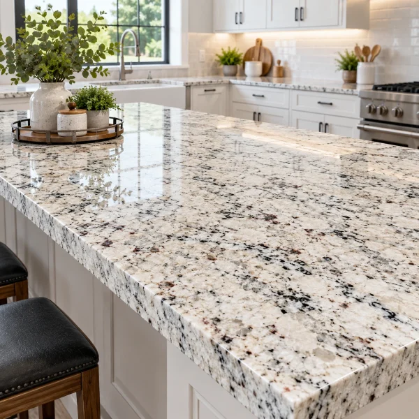Colonial White Granite Countertop