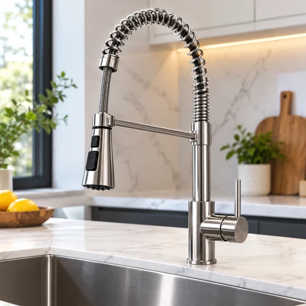 Commercial-Style Spring Faucet