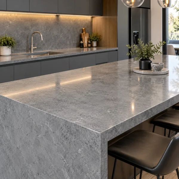 Concrete Grey Quartz Countertop