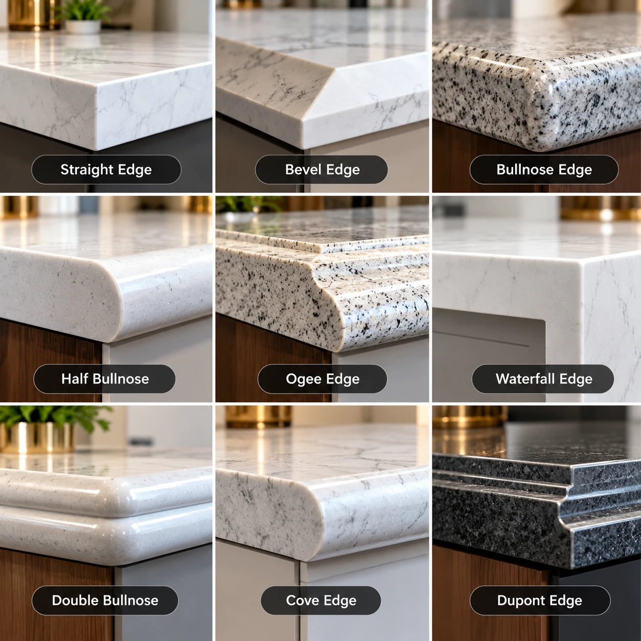 Countertop Edge Profiles