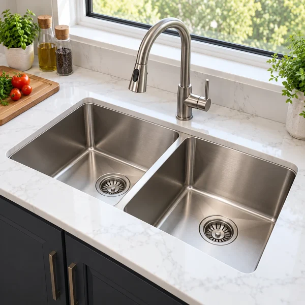 Double Bowl Stainless Sink