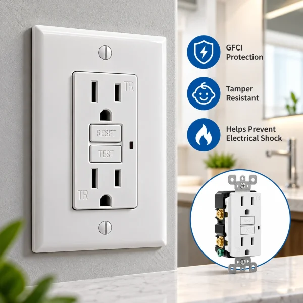 GFCI Outlet – Tamper Resistant