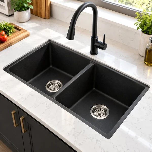 Granite Composite Sink – Black