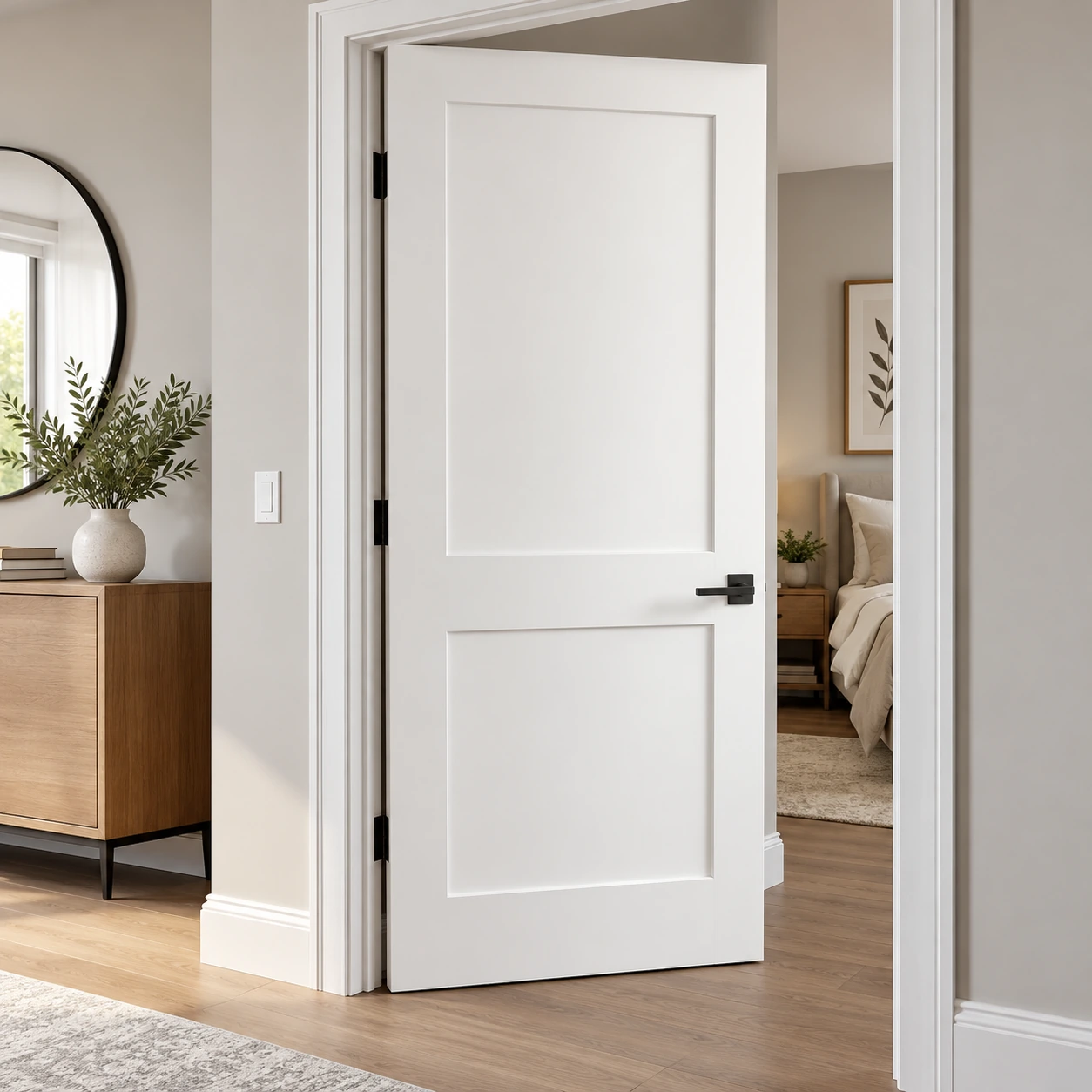 Interior Shaker Door – 2 Panel