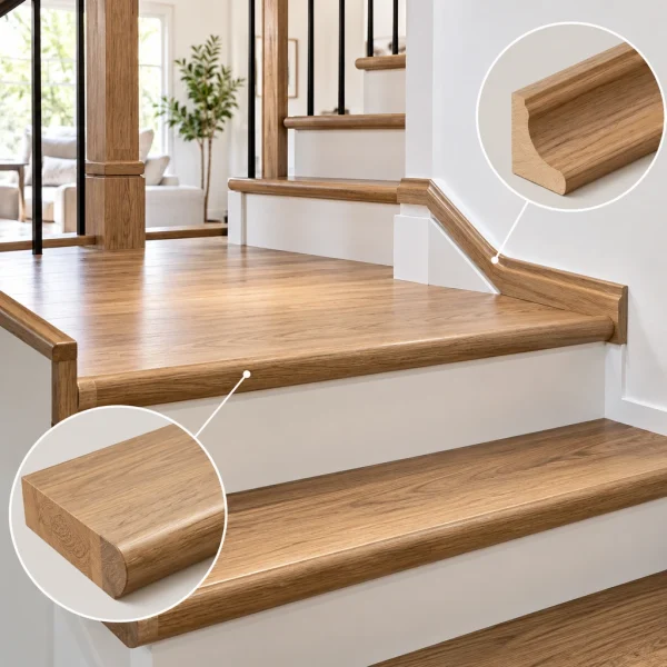 Landing Tread & Cove Moulding