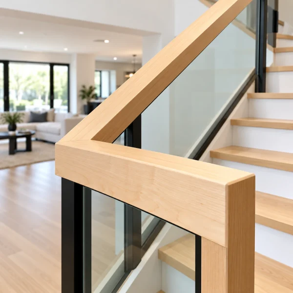 Maple Handrail – Flat Modern