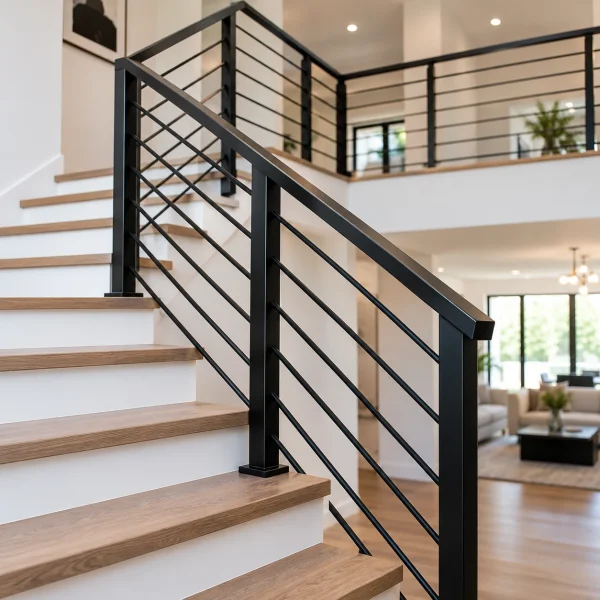 Metal Handrail – Black Steel