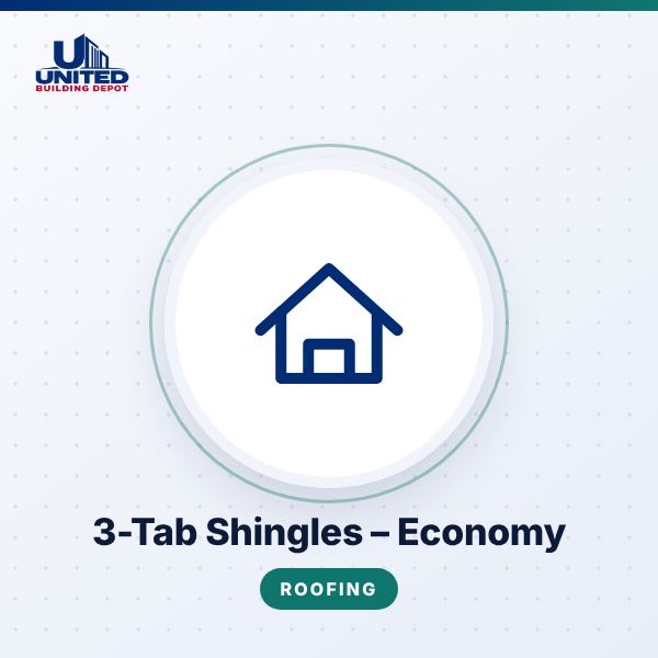 3-Tab Shingles – Economy