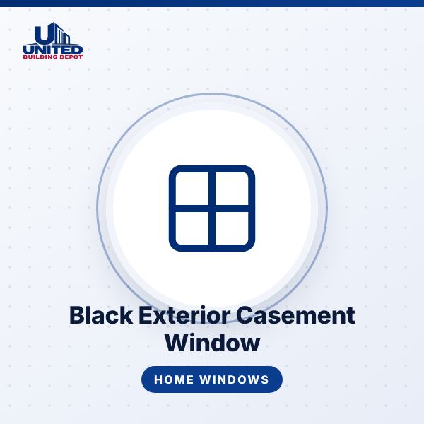 Black Exterior Casement Window