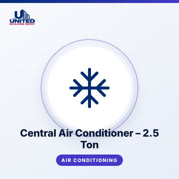Central Air Conditioner – 2.5 Ton