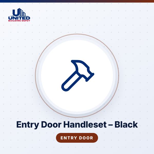 Entry Door Handleset – Black
