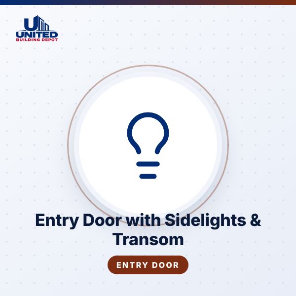 Entry Door with Sidelights & Transom