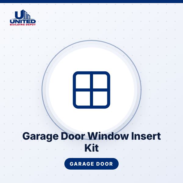 Garage Door Window Insert Kit