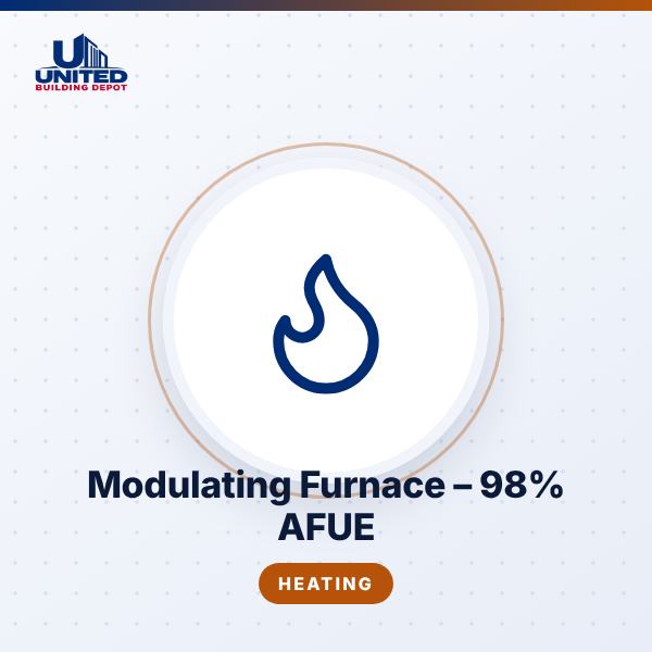 Modulating Furnace – 98% AFUE