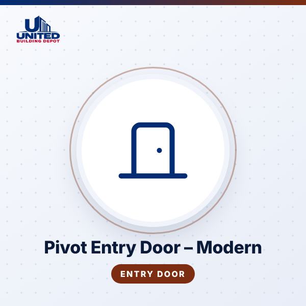 Pivot Entry Door – Modern
