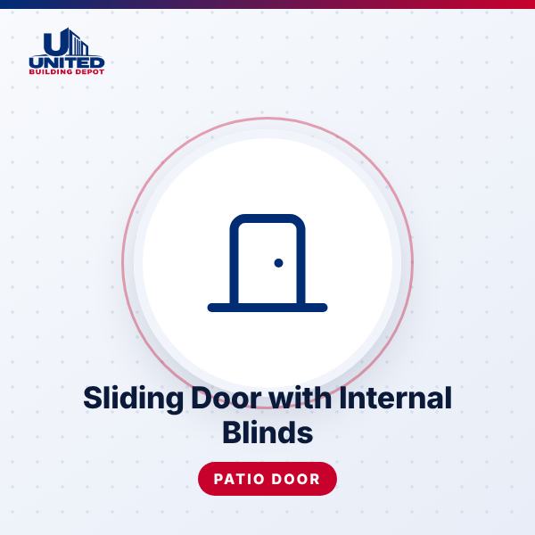 Sliding Door with Internal Blinds
