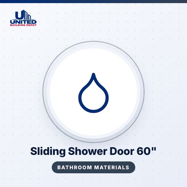 Sliding Shower Door 60"