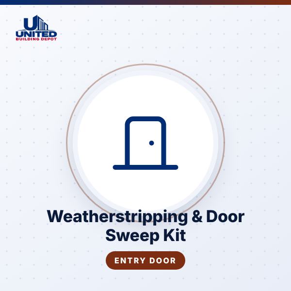 Weatherstripping & Door Sweep Kit