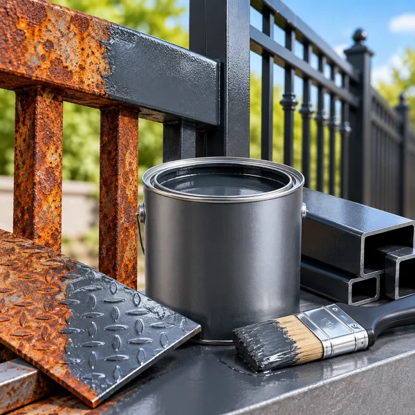 Rust-Inhibiting Metal Paint