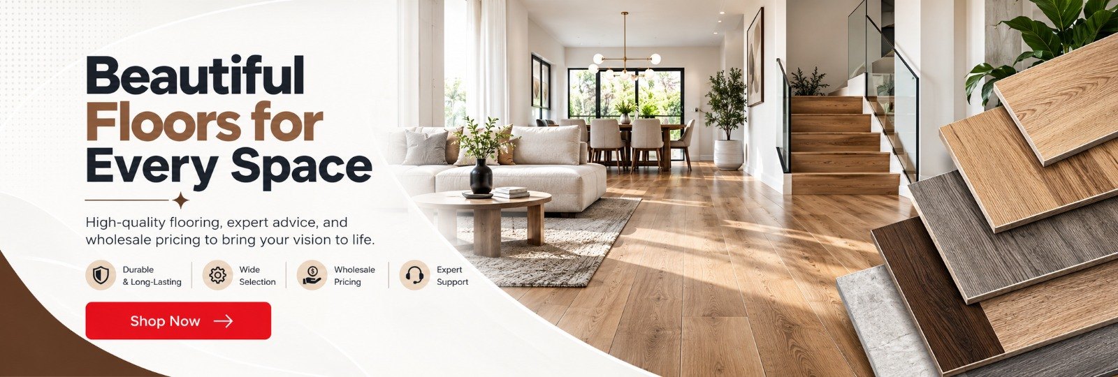 Beautiful Floors for Every Space — Wholesale flooring pricing