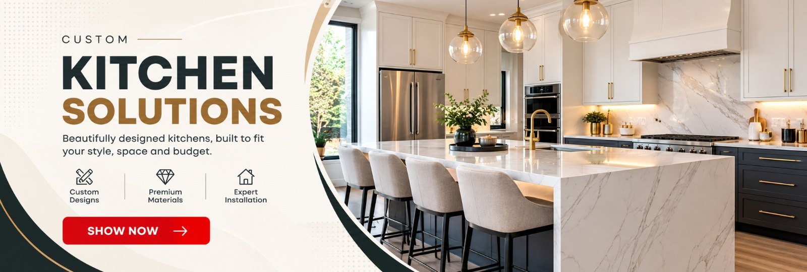 Custom Kitchen Solutions — Designed to fit your style, space and budget