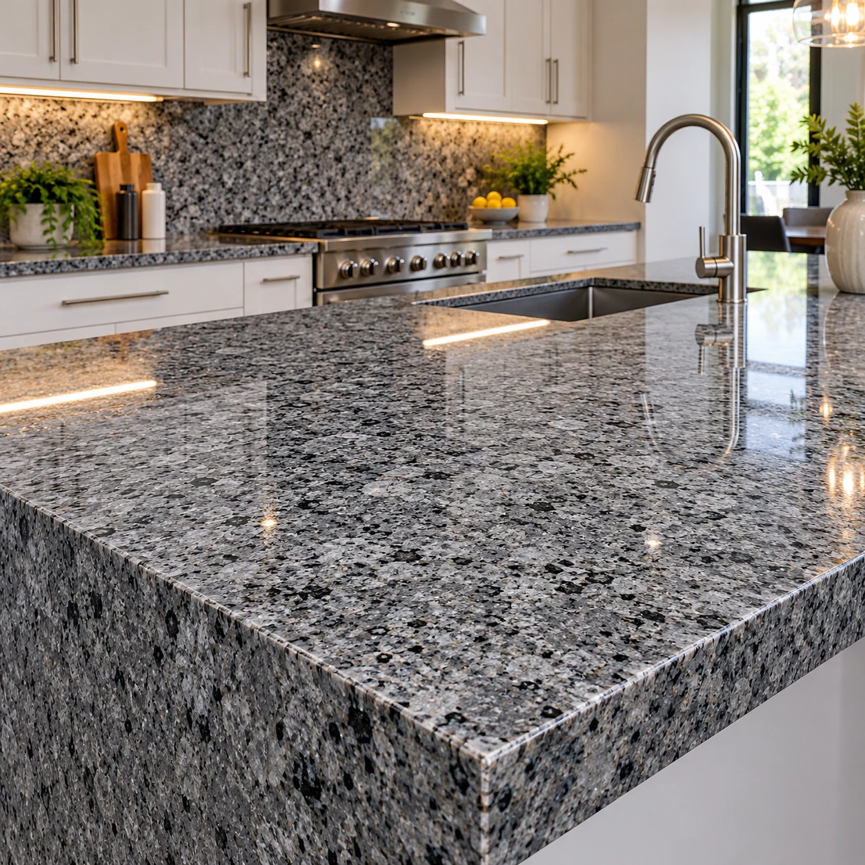 Steel Grey Granite Countertop