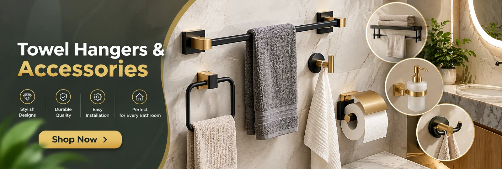 Towel Hangers & Accessories