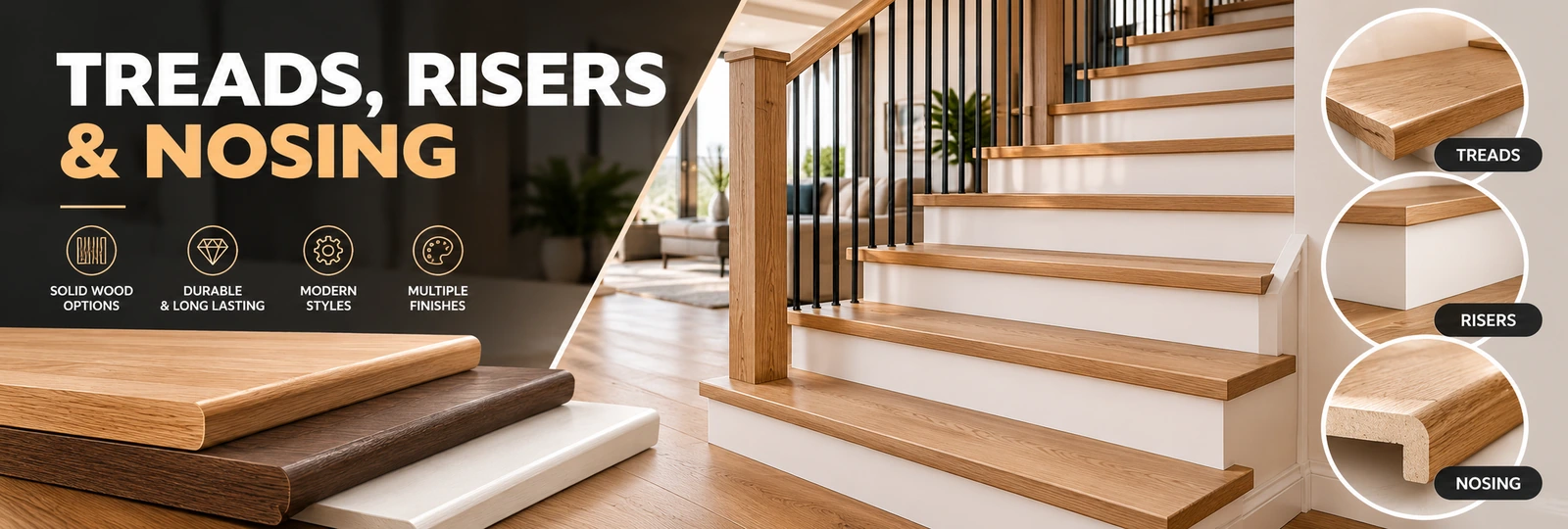 Treads, Risers & Nosing