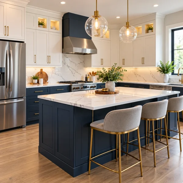 Two-Tone Kitchen Cabinets