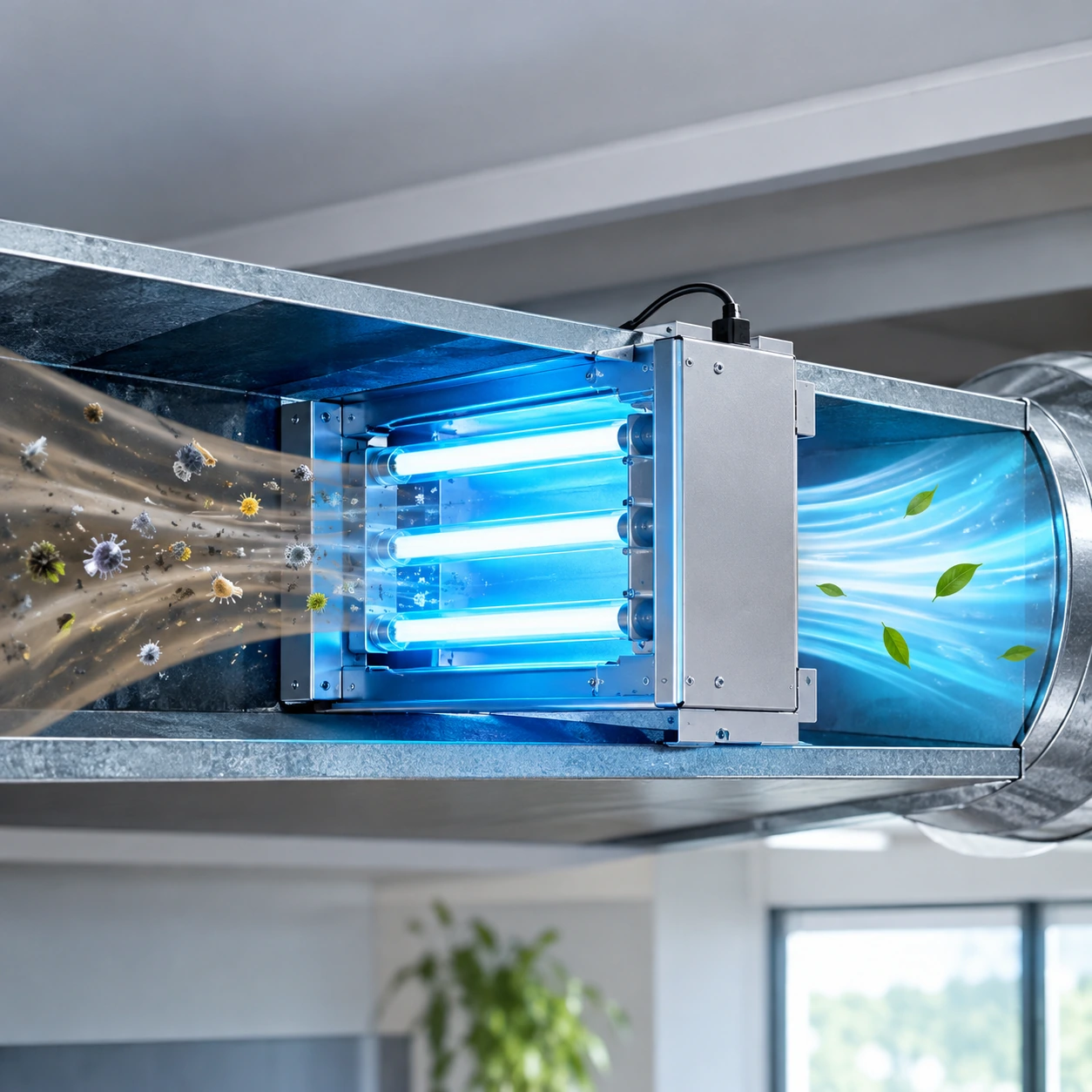 UV Air Purifier – In-Duct