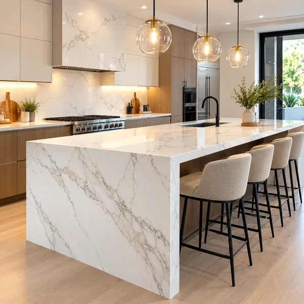 Waterfall Island Countertop Package